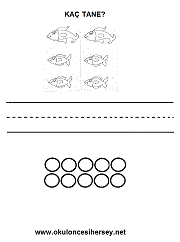 1. sınıflar için sayı egzersizleri